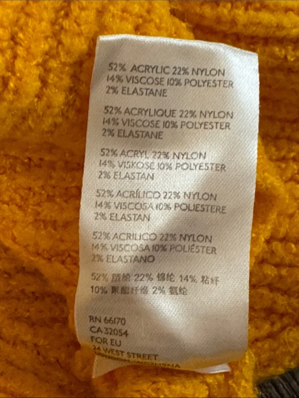 BDG Harlow Henley Sweater Gold